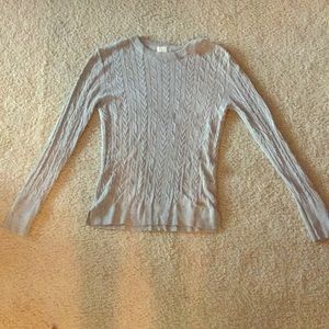 A new day gray sweater